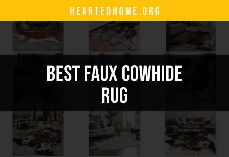 10 Stunning Faux Cowhide Rugs for Chic Home Decor