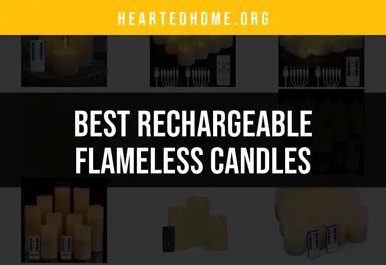 13 Essential Rechargeable Flameless Candles for Your Home