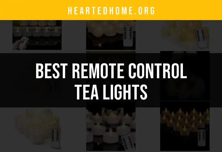 13 Best Remote Control Tea Lights for Effortless Ambiance