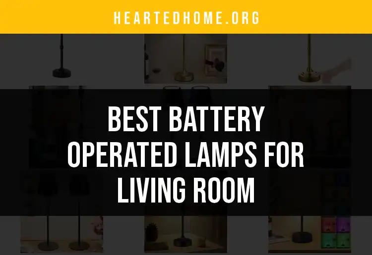 13 Best Battery Operated Lamps for Living Room Elegance featured