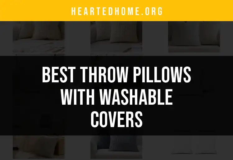 10 Stylish Throw Pillows With Washable Covers for Every Home featured